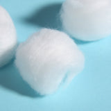 100% cotton is used for nail polish and makeup removal. It can be applied with oil lotion or powder. It is multi-purpose, soft and absorbent