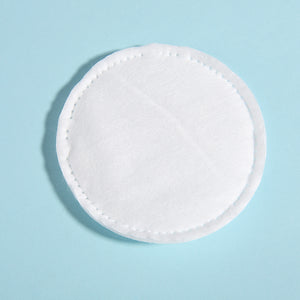 Pure natural stitched cotton round face 100% pure cotton makeup remover pad, low allergenic, lint free, non irritating