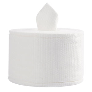 Soft dry wet wipes, 100% pure cotton face towels, disposable lint free facial cleansing towels, super thick dry and wet dual-use, suitable for sensitive skin, makeup remover, and surface cleaning